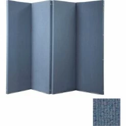 Versare VersiFold Portable Acoustical Partition, 8' x 6'6", Blue