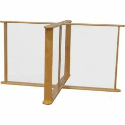 Wood Designs™ Sneeze Guard Table Partition, 45"W x 45"D x 24"H