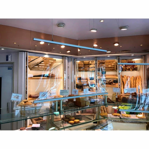 Clearway Clear-Guard™ Hanging Separation Screen CGHSSSB Stop-Bac Anti-Bacterial 48"x28" Clear - Image 3