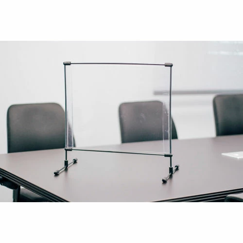 Goff's Goff Personal Safety Tabletop Partition, 15"W x 24"H - Clear - Image 7