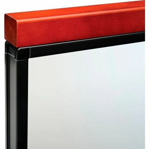 Interion By Global Industrial Interion® Deluxe Office Partition Panel w/Whiteboard and Pass-Thru Cable 48-1/4"W x 77-1/2"H - Image 6